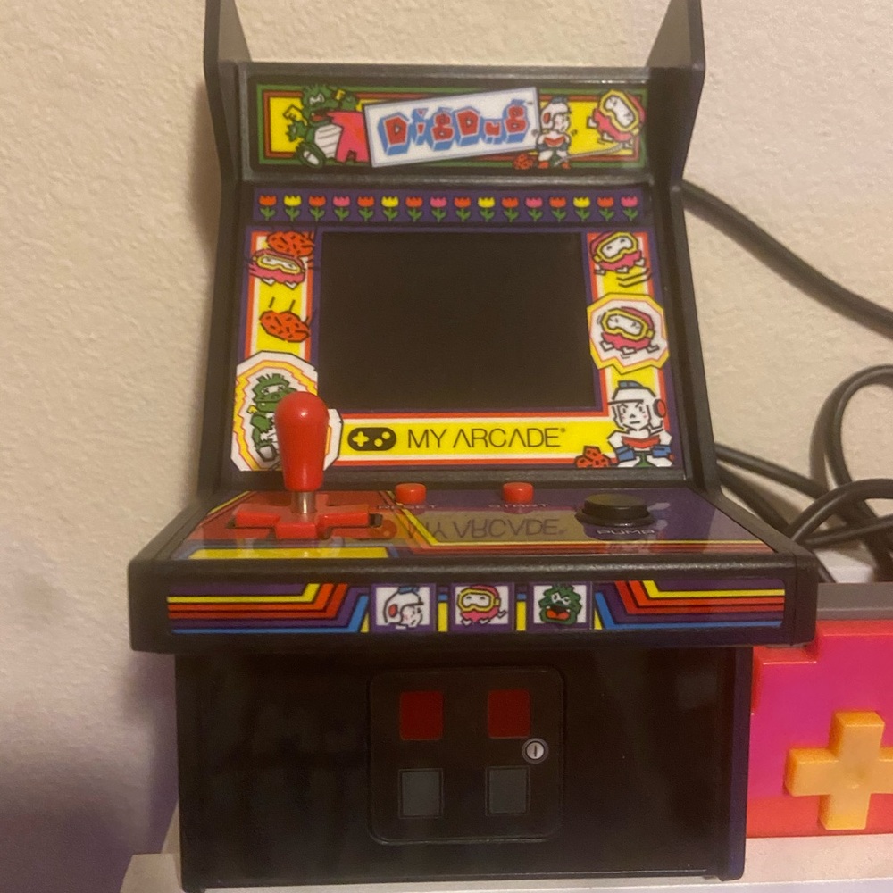 Bundle lot of 2 mini arcades, dig dug and Pac-Man